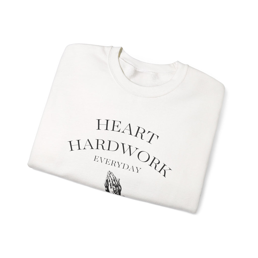 Heart Hardwork Unisex Crewneck Sweatshirt - Cozy Everyday Essential, Gift for Him/Her, Casual Style, Layering Must-Have
