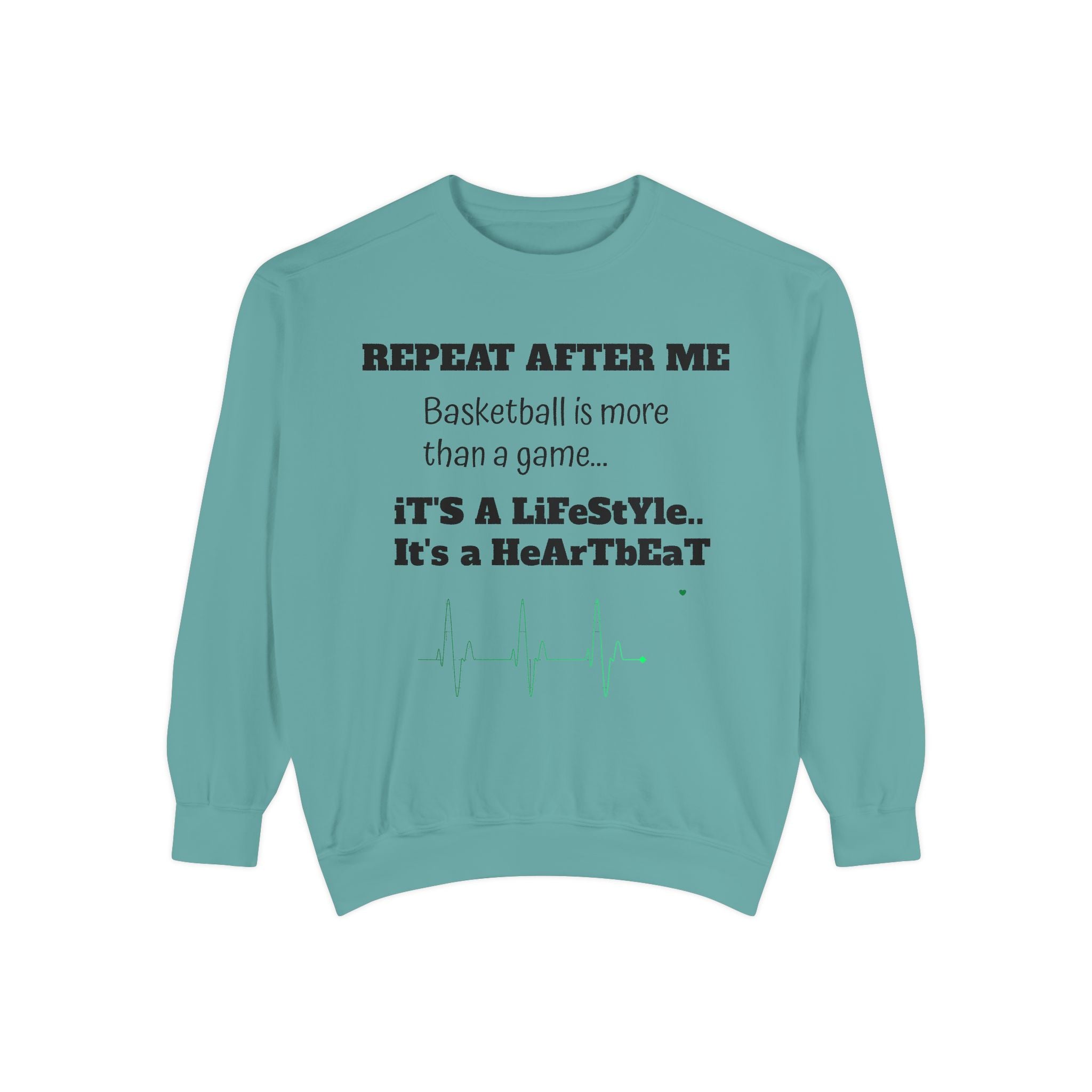 Basketball Lifestyle Sweatshirt, Unisex Garment-Dyed Crewneck Sweater, Sports Apparel, Unique Gift for Athletes, Casual Wear, [...]