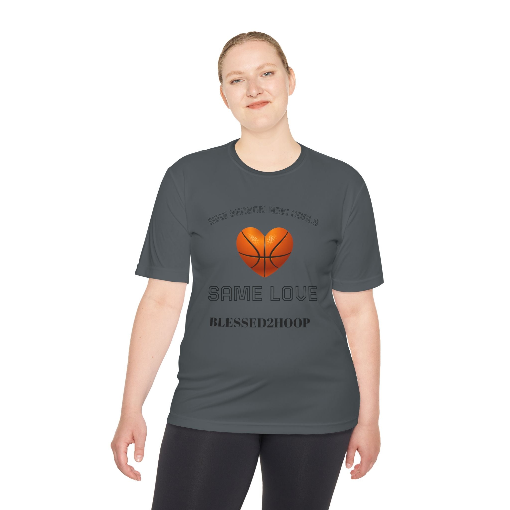 Unisex Basketball Motivational Tee - Same Love, Blessed2Hoop, Sportswear, Fitness Gift, Athletic Apparel, Team Spirit Shirt