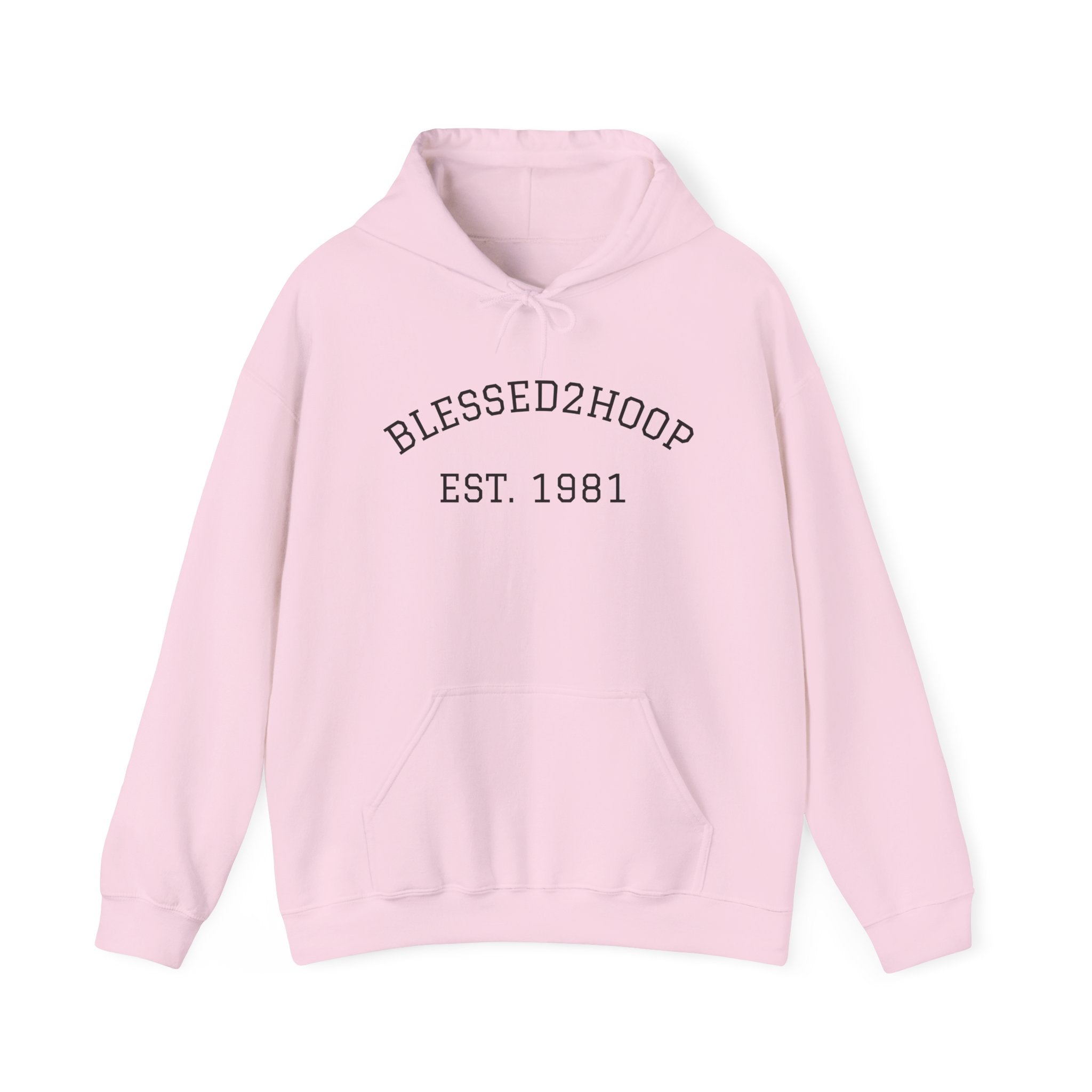 Blessed 2 Hoop Hoodie – Cozy Unisex Sweatshirt for Athletes, Basketball Lovers, and Everyday Comfort