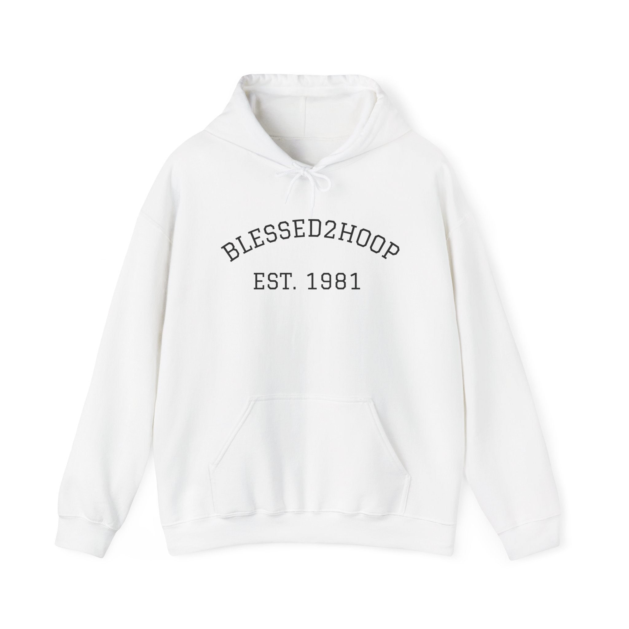 Blessed 2 Hoop Hoodie – Cozy Unisex Sweatshirt for Athletes, Basketball Lovers, and Everyday Comfort