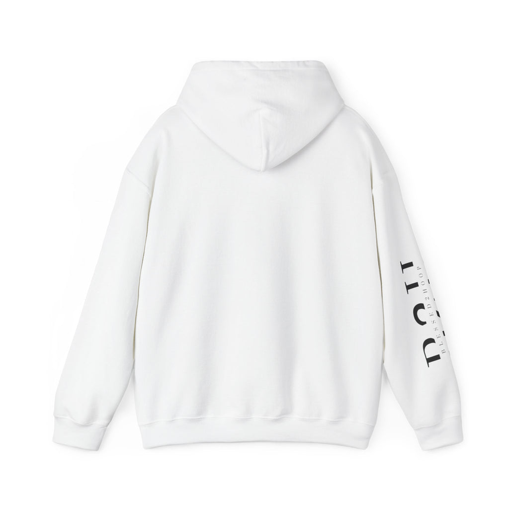 Minimalist Unisex Hoodie with B2H Design, Cozy Sweatshirt, Stylish Layering Piece, Perfect for Gifting, Casual Wear, Year-Round Comfort