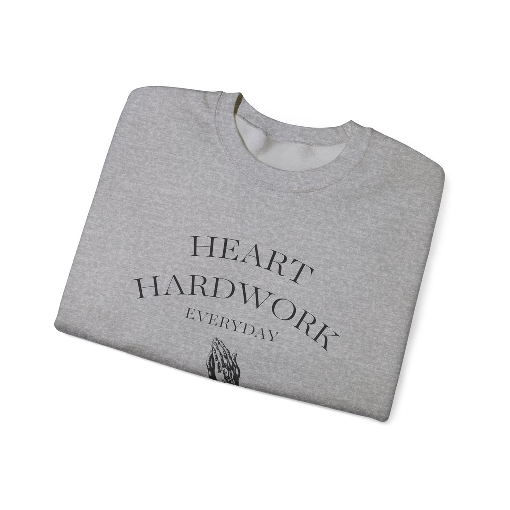 Heart Hardwork Unisex Crewneck Sweatshirt - Cozy Everyday Essential, Gift for Him/Her, Casual Style, Layering Must-Have