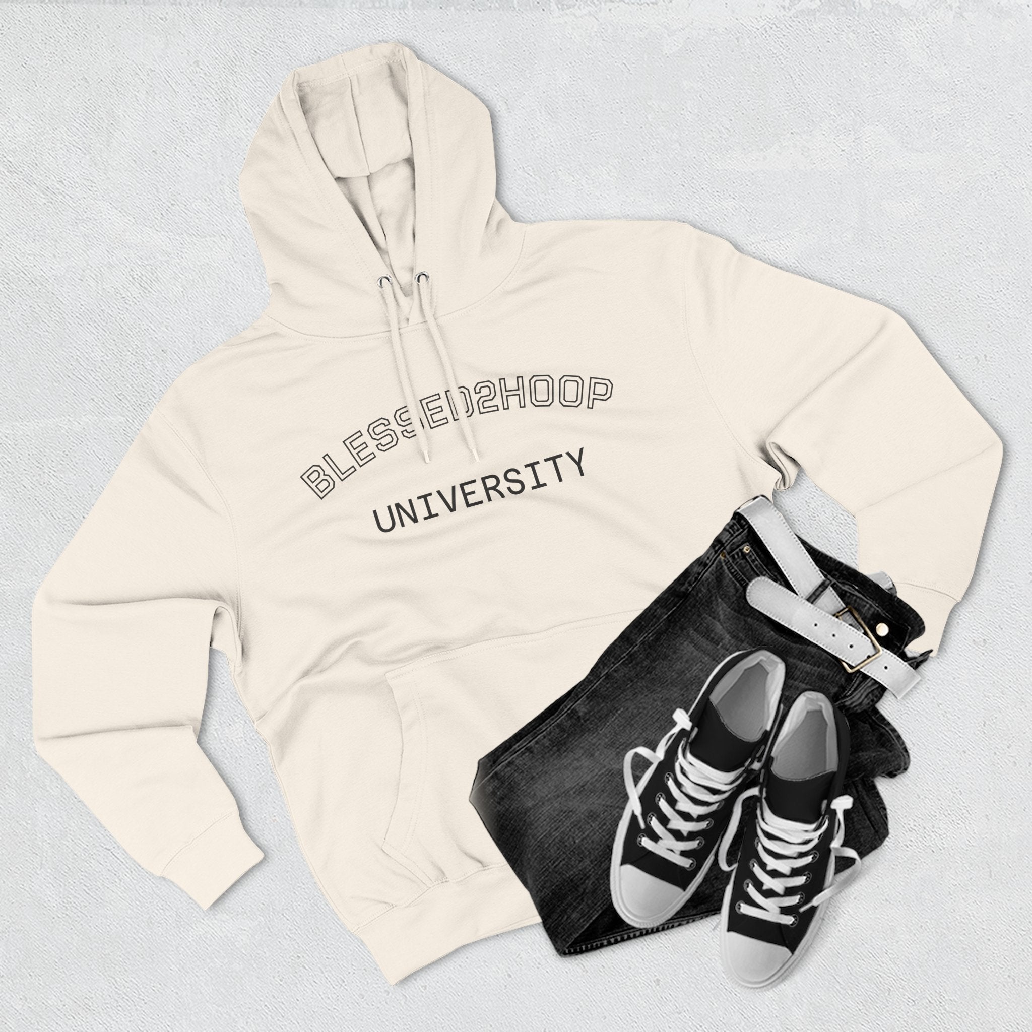Blessed 2 Hoop University Hoodie - Cozy Fleece Pullover for Basketball Lovers, Casual Wear, Gift for Sports Events, College Apparel, [...]