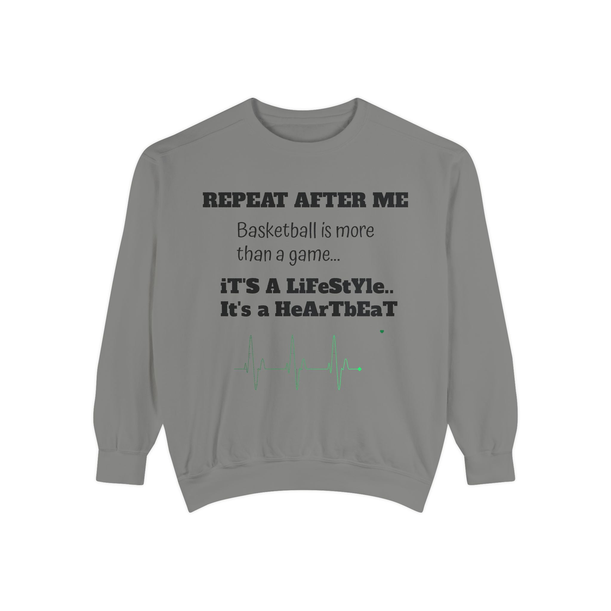 Basketball Lifestyle Sweatshirt, Unisex Garment-Dyed Crewneck Sweater, Sports Apparel, Unique Gift for Athletes, Casual Wear, [...]