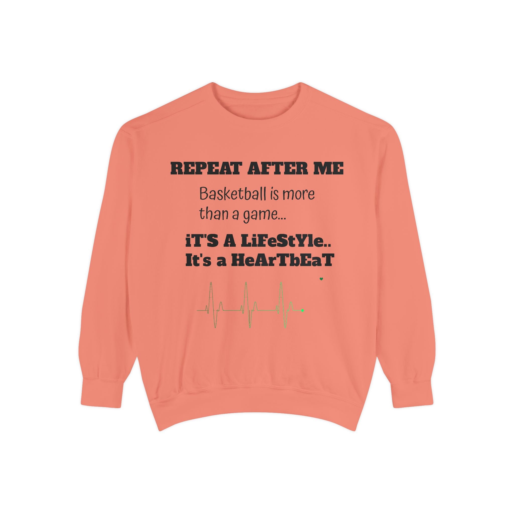 Basketball Lifestyle Sweatshirt, Unisex Garment-Dyed Crewneck Sweater, Sports Apparel, Unique Gift for Athletes, Casual Wear, [...]