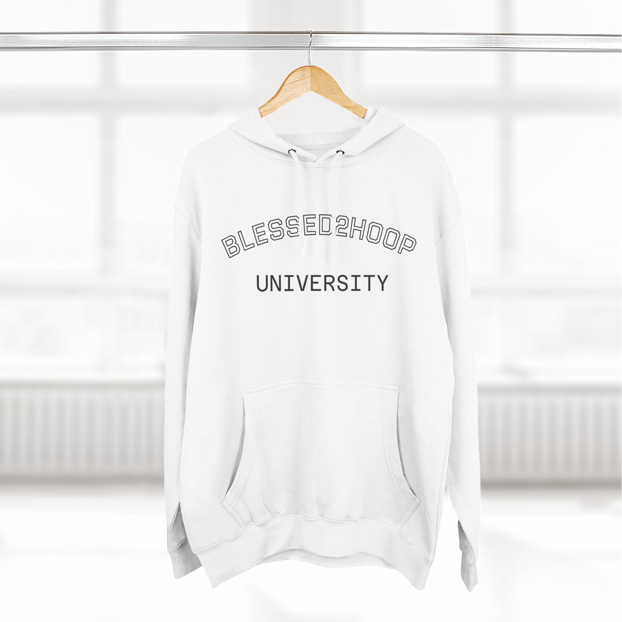 Blessed 2 Hoop University Hoodie - Cozy Fleece Pullover for Basketball Lovers, Casual Wear, Gift for Sports Events, College Apparel, [...]
