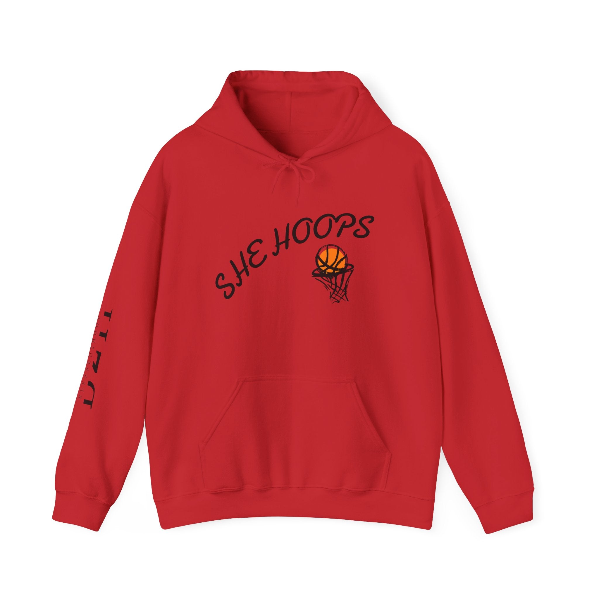 She Hoops Unisex Heavy Blend™ Hoodie - Perfect for Basketball Lovers, Sports Fans, Gift for Her, Athleisure Wear, Cozy Streetwear