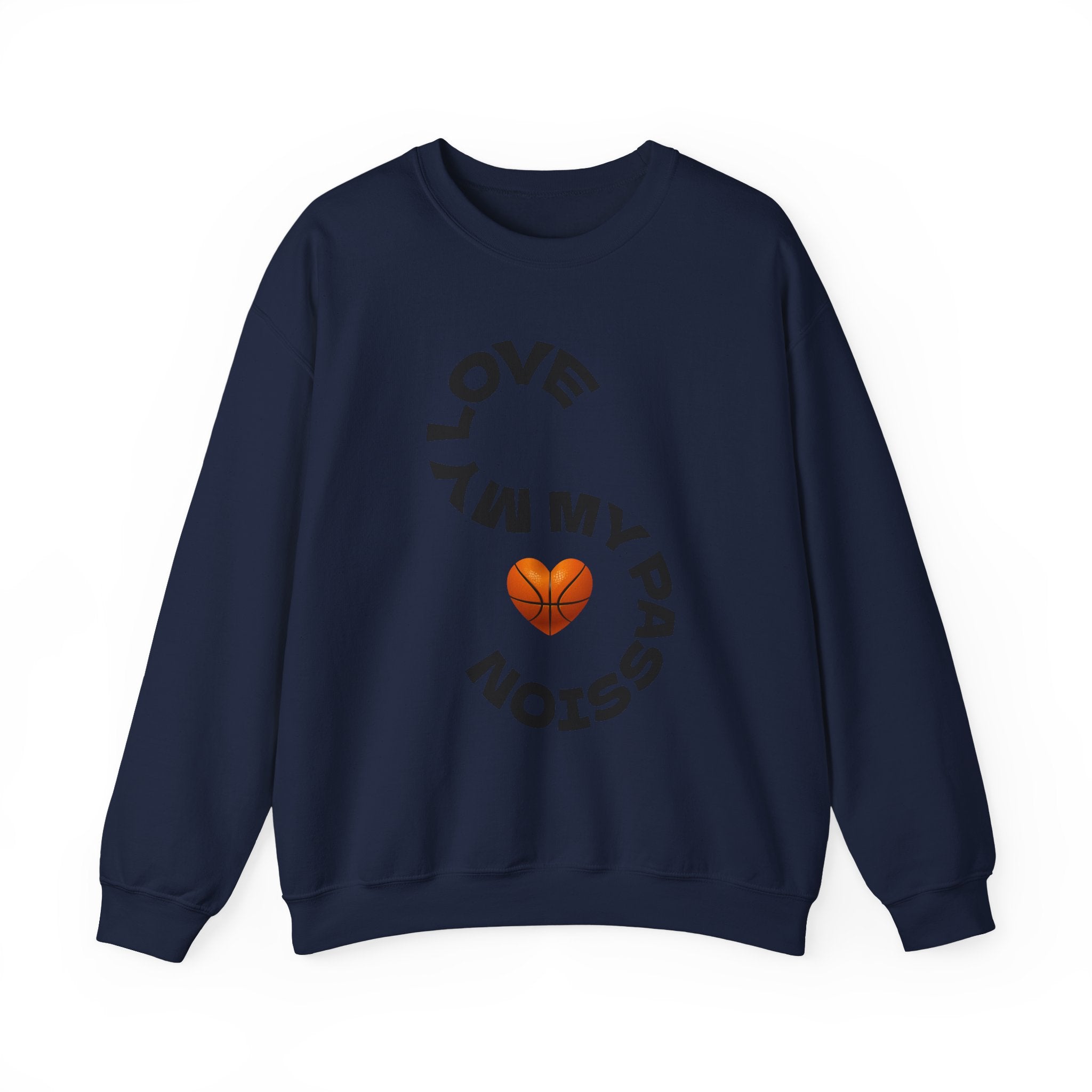Love My Passion Unisex Crewneck Sweatshirt, Cozy Graphic Sweatshirt, Gift for Creatives, Casual Wear, Street Style
