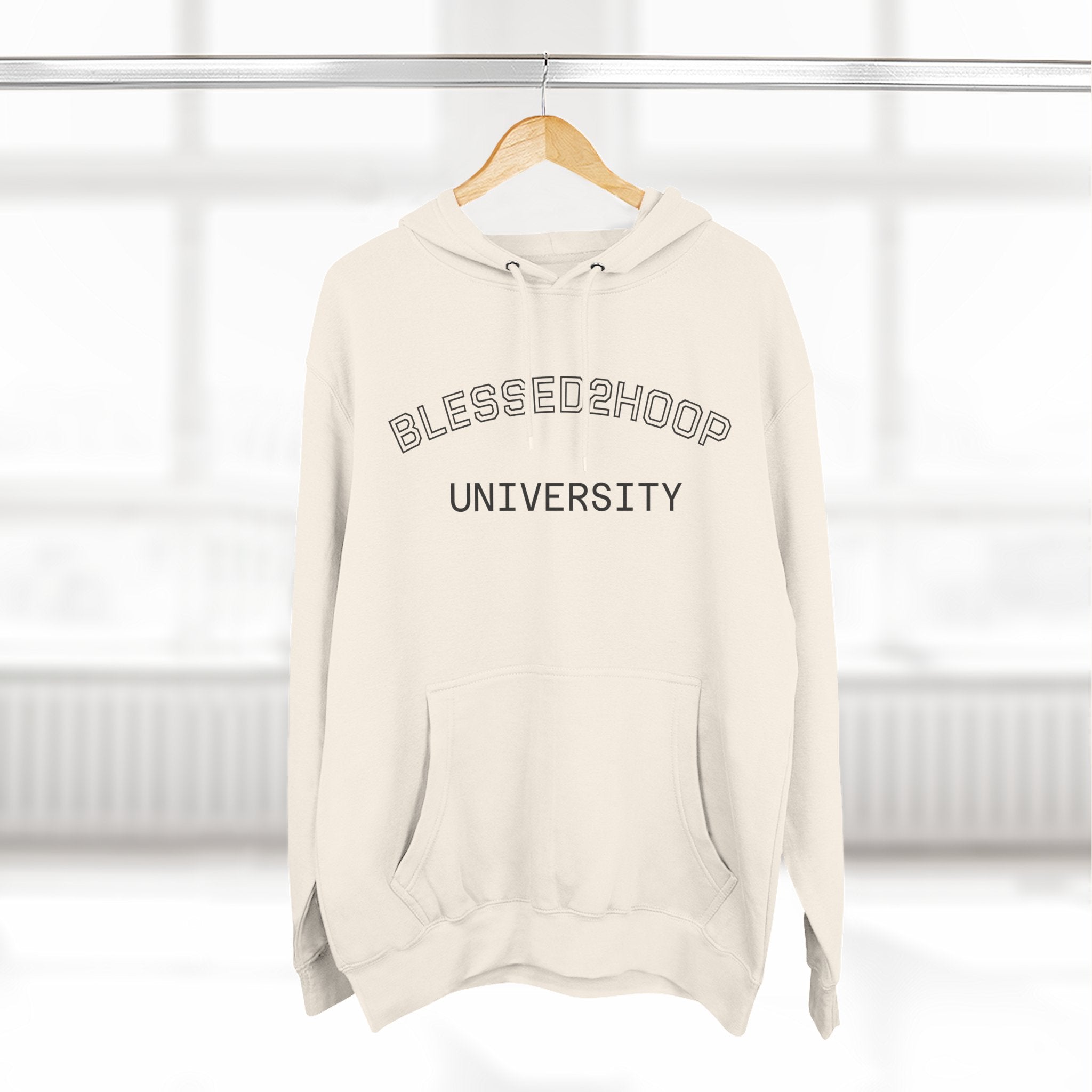 Blessed 2 Hoop University Hoodie - Cozy Fleece Pullover for Basketball Lovers, Casual Wear, Gift for Sports Events, College Apparel, [...]