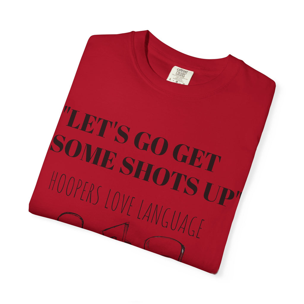 Basketball-Inspired T-shirt - Let's Go Get Shots Up, Sportswear, Gift for Hoopers, Unisex Tee, Casual Style