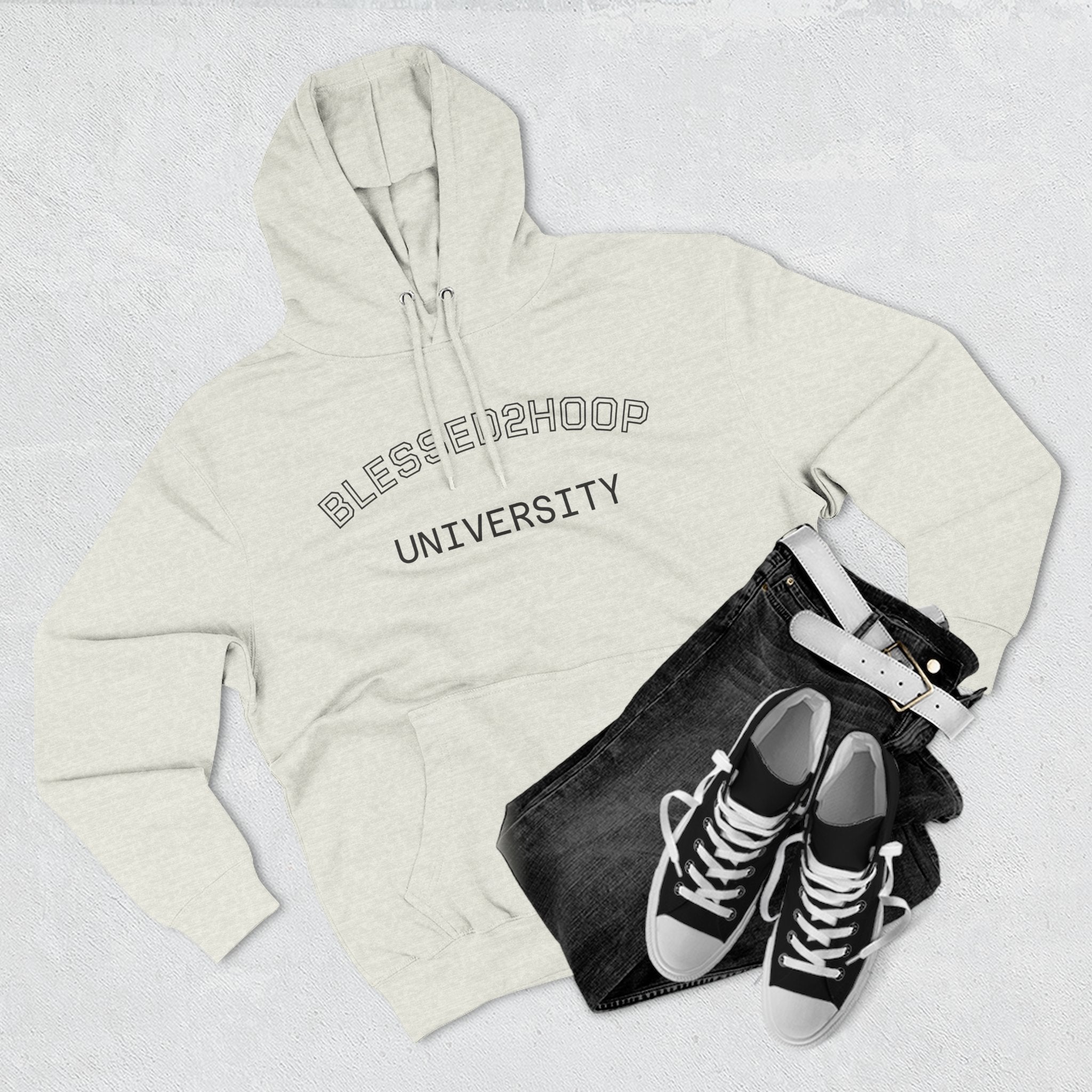 Blessed 2 Hoop University Hoodie - Cozy Fleece Pullover for Basketball Lovers, Casual Wear, Gift for Sports Events, College Apparel, [...]