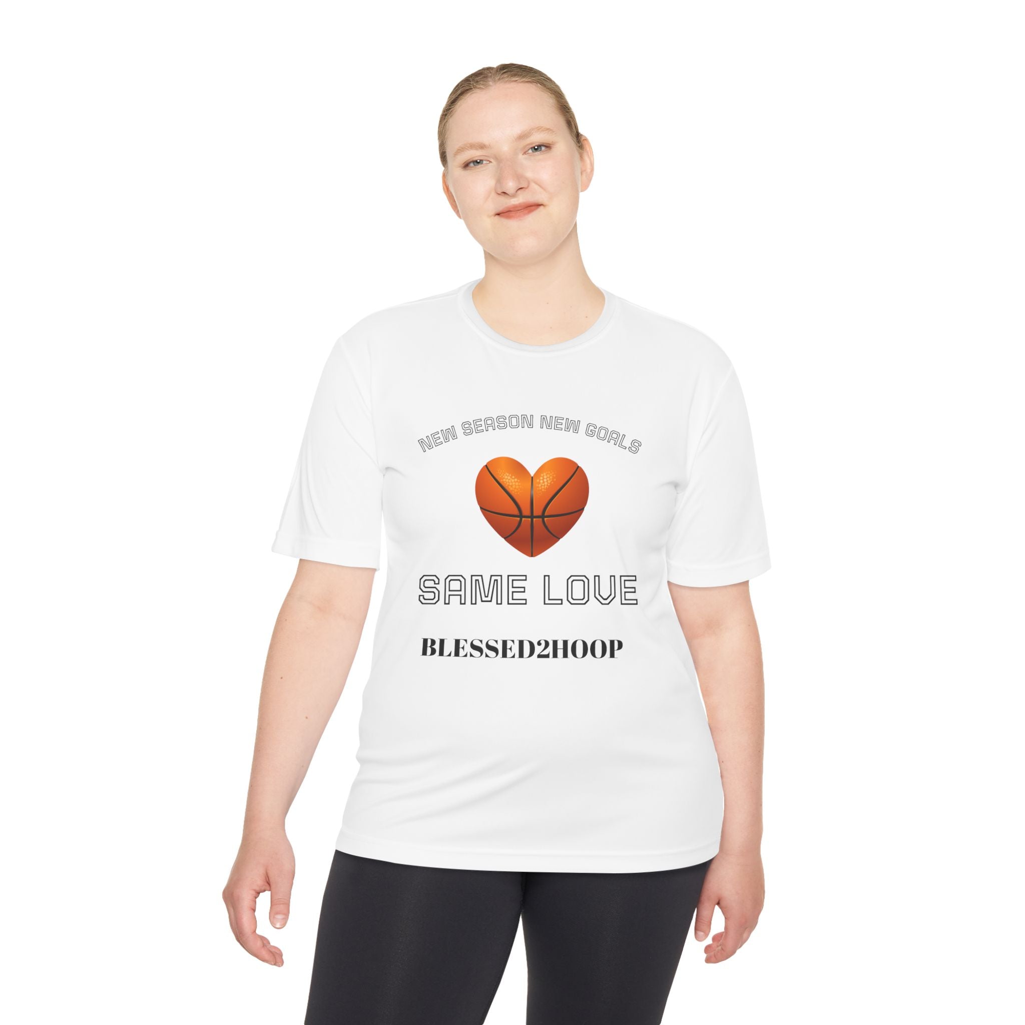 Unisex Basketball Motivational Tee - Same Love, Blessed2Hoop, Sportswear, Fitness Gift, Athletic Apparel, Team Spirit Shirt