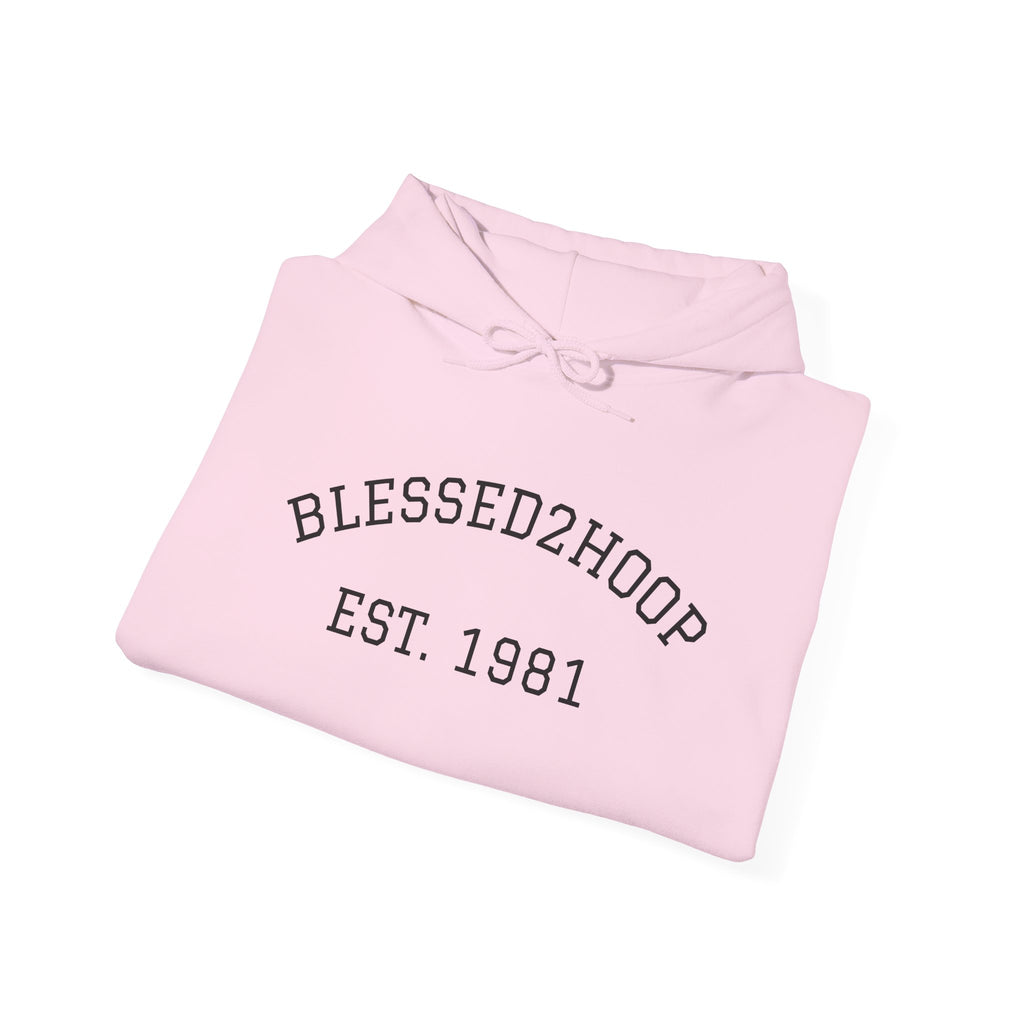 Blessed 2 Hoop Hoodie – Cozy Unisex Sweatshirt for Athletes, Basketball Lovers, and Everyday Comfort